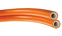 Piranhaflex™ Series PF354NCTL Nylon Tube/Orange Cover Non-Conductive 100R7 Twin Line Hoses