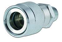 Primary Image - 10,000 PSI Industry Standard Female Coupler with Male Thread