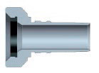 Primary-Image - Female Hammer Union Fig. 1502 Integral Fitting with Rubber Ring (Z-3232-FHUN)