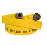Jafline® HD™ 25 ft Available Lengths, 1 1/2 in. Size, and NST Coupling Type Yellow Double-Jacket Fire Hose with EPDM Rubber Lining