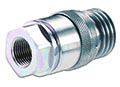 Primary Image - Screw Coupling Flat Face QS Male Coupler with Female Thread