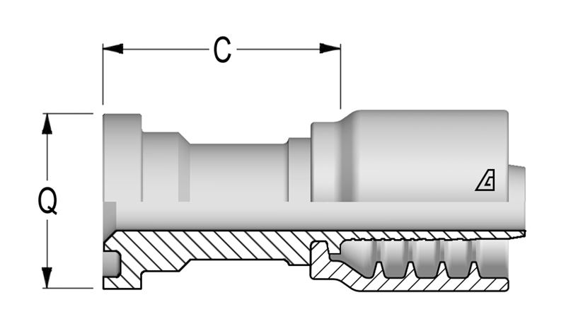 Flange SAE 3000 PSI J518 Code 61 On Kuriyama of America, Inc.