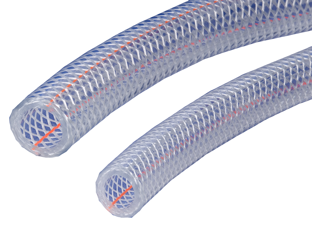 KURIYAMA K2140-08 1/2" braided Tubing PVC Food & Beverage FDA Vacuum Hose 25' 