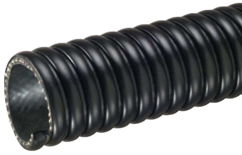 100 feet Length 45 PSI Max Pressure 2-1/2 inches ID Tigerflex TG Series EPDM Tiger Green Suction Hose with Polyethylene Helix