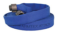 Armtex® Attack™ 25 ft Available Lengths, 1 1/2 in. Size, and NST Coupling Type Blue Lightweight Lined Fire Hose