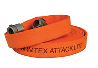 Armtex® Attack Lite™ 25 ft Available Lengths, 1 1/2 in. Size, and NST Coupling Type Orange Lightweight Lined Fire Hose