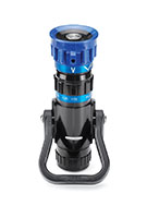 Viper® Blue Devil® 1 in. Swivel Inlet and 5, 15, 30, 50 gpm Flow Premium Quality Selectable Gallonage Fire Nozzle (I217637) Vertical