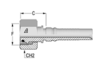 Metric Female O-Ring Swivel Interlock DIN 3865 Heavy