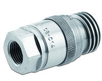 Primary Image - Screw Coupling Flat Face QK Male Coupler with Female Thread