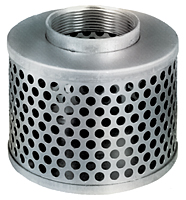 Round Hole Zinc Plated Steel Strainer (NPSM Threads)
