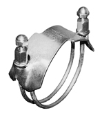 Tiger Clamps™ Spiral Double Bolt Clamps for Clockwise Helix Hoses