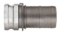 Stainless Steel Part E Male Adapter x Hose Shank SSE