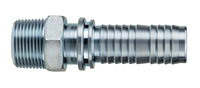 Threaded Male Hose Shank with Interlocking Collar (NPT Threads) for Use with Crimped Ferrules_GJM-CR