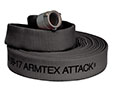 Armtex® Attack™ 25 ft Available Lengths, 1 1/2 in. Size, and NST Coupling Type Black Lightweight Lined Fire Hose
