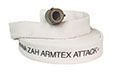 Armtex® Attack™ 25 ft Available Lengths, 1 1/2 in. Size, and NST Coupling Type White Lightweight Lined Fire Hose