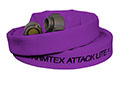Armtex® Attack Lite™ 25 ft Available Lengths, 1 1/2 in. Size, and NST Coupling Type Purple Lightweight Lined Fire Hose