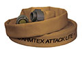 Armtex® Attack Lite™ 25 ft Available Lengths, 1 1/2 in. Size, and NST Coupling Type Tan Lightweight Lined Fire Hose