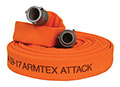 Armtex® Attack™ 25 ft Available Lengths, 1 1/2 in. Size, and NST Coupling Type Orange Lightweight Lined Fire Hose