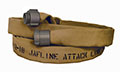 Jafline® 25 ft Available Lengths, 1 1/2 in. Size, and NST Coupling Type Tan Double-Jacket Fire Hose with Polyurethane Lining