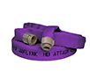 Jafline® HD™ 25 ft Available Lengths, 1 1/2 in. Size, and NST Coupling Type Purple Double-Jacket Fire Hose with EPDM Rubber Lining