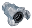Zinc Plated Two Lug Male Threaded Coupling (NPT Threads)