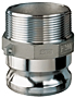 Stainless Steel Part F Male Adapter x Male NPT